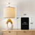 OYEARS 19” Boho Table Lamps Bedroom Living Room,Suitable for Small Space