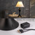 Touch Dimmable, Battery Operated, E26 LED Bulb, Type-C Fast Charging, Portable Lamp for Bedroom, Living Room, Office, Black
