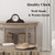 Mantel Clock Battery Operated - Wooden Mantle Clock - 15x7.5 - Silent, Made of Real Wood & Easy to Read - for Living Room Decor