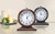 Retro Mantel Décor Desk Clock, 10-inch Vintage Table Clocks for Fireplace, Easy to Read Clocks