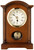 Bulova Dalton Chiming Pendulum Table Clock - Walnut Finish - Gold-Tone Accents