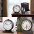 Retro Mantel Clock Battery Operated for Fireplace Mantel, Living Room, Bedroom, Office, Desktop Decoration(Black)
