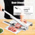 16in Manual Meat Bone Cutter, Heavy Duty Chicken Cutting Machine with Blade