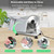 OSTBA Meat Slicer Machine, Two 6.7” Removable Stainless Steel Blades