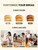 SUMSATY Bread Maker, 2.2LB 16-in-1 Bread Machine