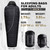 Mummy Sleeping Bag for Adults, 25℉-36℉ Cold Weather Backpacking Sleeping Bag, Lightweight 3-4 Season Winter Camp Bag with Adjustable Hood & Compression Sack, Machine Washable