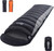 QEZER Down Sleeping Bag for Adults 600 Fill Power, Cold Weather Compact Ultralight All Seasons Sleeping Bag for Backpacking, Camping, Hiking