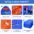 QEZER Down Mummy Sleeping Bag for Adults, 32°F to 10°F Lightweight Compact for Camping Backpacking Hiking, 4 Season Outdoor Sleeping Bag with 600 Fill Power Down