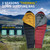 BUERTS Down Sleeping Bag for Adults Cold Weather Ultralight & Compact 680FP Backpacking Sleeping Bag for Camping, Hiking, Mountaineering.