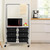 6 Drawer Rolling Storage Cart w/Hanging Bar Office School Organizer 
