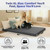 Hazli Matrix AirCell 4 Inch Memory Foam Camping Mattress Pad - Roll Up Mattress for Adults - Portable Cot Sleeping Pad for Camping - Floor Mat or Bed Roll - Twin XL 80’’ X 40’’ X 4’’- Dark Grey