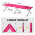 HOMSUPPLIE'S Folding Camping Cot,Outdoor Portable Camp Bed, Sleeping Cots with Carry Bag (Pink)