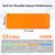 FLEXTAILGEAR Ultralight Backpacking Sleeping Pad with 5.6 R-Value, Insulated Camping Pad, 4 in Thick 77 in Long Inflatable Sleeping Mat, 19.6 oz Lightweight Compact Pad for Backpacking & Hiking