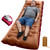 LLUAII Camping Sleeping Pad,5.9 Inch Thick Camping Mat with Built in Pillow and Foot Pump,Self Inflating Sleeping Pad for Camping Backpacking（Green