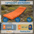 VALEHOWL 4 Inch Thick Camping Sleeping Pad with Internal Straps - R Value 4.0 for 4 Seasons, Durable & 100% Waterproof Outdoor Air Mattress, Lightweight Sleeping Mat for Hiking, Backpacking, Travel