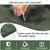 Toncoke 5.1" Thick Double Sleeping Pad with Foot Pump & Pillow, 77.5x53.9 2-Person Air Mattress for Camping, Ultralight & Compact for Backpacking, Hiking, Car Travel，Military Green
