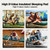 OGERY Self Inflating Sleeping Pad with Electric Pump, 3.15" Ultra-Thick Memory Foam Camping Pad, 4 Season Camping Mattress Pad with Built-in Pillow, Camping Essentials Gear for Tent Travel Car