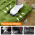 OGERY Sleeping Pad, Ultralight Inflating Sleeping Pad for Camping with Pillow Built-in Foot Pump, 6" Extra-Thick Reinforced Camping Pad for Hiking, Backpacking, Tent, Single,Green