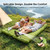Minthouz Camping Sleeping Pad, 5 Inch Thick Inflatable Camping Pad, Foot Pump Fast Inflation, Portable Sleeping Mat for Camping Backpacking Hiking Traveling Tent