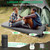 TPYOCQU Self Inflating Sleeping Pad with Electric Pump, 3.15" Ultra-Thick Memory Foam Camping Sleeping Mat with Pillow, 9.5 R-Value Insulated Camping Pad Mattress for Travel Car Tent (Grey-4Inches)