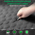 TPYOCQU Self Inflating Sleeping Pad with Electric Pump, 3.15" Ultra-Thick Memory Foam Camping Sleeping Mat with Pillow, 9.5 R-Value Insulated Camping Pad Mattress for Travel Car Tent (Grey-4Inches)