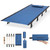 KingCamp Ultralight Camping Cot, Portable Folding Tent Camping Cot, 265 Lbs Heavy Duty Sleeping Cot with Pillow for Adults Outdoor Backpacking Travel Hiking, Blue/Black