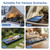 KingCamp Ultralight Camping Cot, Portable Folding Tent Camping Cot, 265 Lbs Heavy Duty Sleeping Cot with Pillow for Adults Outdoor Backpacking Travel Hiking, Blue/Black