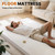 Floor GAIALOOP Memory Foam Car Camping Bed Glamping Roll Up Futon Mattress, Japanese Floor Sleeping Mat Camp Cot Mattress Pad Travel Guest Side Sleepers [Twin XL: 80 * 38 * 3'']
