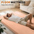 GAIALOOP Floor Memory Foam Car Camping Bed Glamping Roll Up Futon Mattress, Japanese Floor Sleeping Mat Camp Cot Mattress Pad Travel Guest Side Sleepers [Cot: 72 * 24 * 3'']