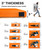Gaialoop 3 Inch Memory Foam Camping Mattress, Dual Layer Thick Sleeping Camp Pad for Car Tent Cot, Roll-Up Portable Glamping Floor Bed for Guests Sleepover[Twin XL: 80 * 38 * 3"]