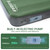 Elegear CumbreX™ Air & Foam Self Inflating Sleeping Pad, Built-in Electric Pump 4" Ultra-Thick Memory Foam Camping Mattress with Pillow Camping Pad 4-Season R-value 9.5 Camp Mat for Traveling - Single