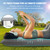 Elegear CumbreX™ Self Inflating Sleeping Pad, Built-in Electric Pump 3.15" Ultra-Thick Memory Foam Camping Mattress Pad with Pillow Double Sleeping Pad for Camping R-value 9.5 Foam Camp Pad for Travel