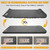 Self Inflating Sleeping Pad with Electric Pump, 3.14" Ultra-Thick Memory Foam Camping Mattress Pad with Pillow Fast Inflating in 30s,9.5 R-Value Insulated Camping Pad for Camping Car Travel, LightGrey