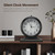 10-inch Vintage Mantel Desk Clock, Silent Desk Clock for Living Room Décor