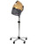 Salon Hair Dryer with Adjustable Stand, 1100W Italian-Made, Timer & Temperature