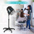 Adjustable Hair Bonnet Dryer with Rolling Wheels Stand