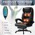 Furmax Massage Office Chair with Foot Rest 6 Points Vibration 400LBS Big and Tall Office Chair for Heavy People