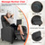 FDW Recliner Sofa Massage Chair Home Theater Seating with Lumbar Support and Padded Backrest for Living Room