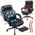 Massage Office Chair with Foot Rest 6 Points Vibration and Heat Home Office Desk Chairs for Heavy People 400lbs