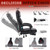 Massage Office Chair with Foot Rest 6 Points Vibration and Heat Home Office Desk Chairs for Heavy People 400lbs