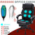 Massage Office Chair with Foot Rest 6 Points Vibration and Heat Home Office Desk Chairs for Heavy People 400lbs