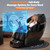 2026 Zero Gravity SL-Track Shiatsu Massage Chairs Recliner with AI Voice, LED Backlight Remote Control, Waist & Calf Heating