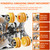 Zero Gravity Shiatsu Massage Chair, Built-in 12 Fixed Rollers, 6 Airbags, Auto Modes, Foot Massage, Calfrest Extension