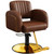 Salon Chair, Luxury Hydraulic Styling Chair with Soft PU Leather, High