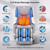 Dual Mechanism 4D+2D Massage Chair Full Body, Waist & Shawl Heating with Extended SL-Track, Foot & Calf Massager