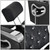 Chair, Styling Salon Chair with Headrest and Footrest, 360° Swivel