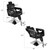 Chair, Styling Salon Chair with Headrest and Footrest, 360° Swivel