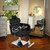 Chair, Styling Salon Chair with Headrest and Footrest, 360° Swivel