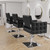 Hair Salon Chair Hydraulic Barber Chair for Home Barbershop Black