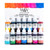 Watson & Webb Foundation Selection - 17pcs Cake Airbrush Decorating Kit - Inc Professional 3 Speed Mains Powered Spray Gun, 13 Vibrant Colours, and Tools - for Food, Cakes, Cookies & Baking